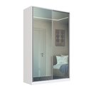 Ver imagem 2 de Guarda-Roupa 2 Portas de Correr 2 com Espelho 3 Gavetas Elara Branco