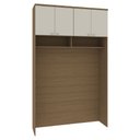 Ver imagem 1 de Guarda Roupa Modulado Ponte 04 Portas 245cm Altura Setiba