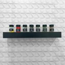 Ver imagem 4 de Prateleira Porta Temperos 50 x 10cm Preto