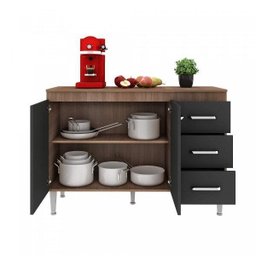 Balcão com Tampo 2 Portas 3 Gavetas Araçá Yescasa - 2 Balcão com Tampo 2 Portas 3 Gavetas Araçá Yescasa - 2