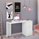 Ver imagem 2 de Conjunto Quarto Solteiro Escrivaninha com Espelho Capricho e Mesa de Cabeceira Stilo Espresso Móveis