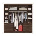 Ver imagem 4 de Conjunto Quarto Casal Guarda-Roupa Casal e Penteadeira Camarim com Espelho Beauty Espresso Móveis