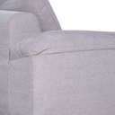 Ver imagem 7 de Sofá Modular na Caixa 3 Lugares com Puff Linho Aveludado D32 Cinza 303cm Cloud Zidi