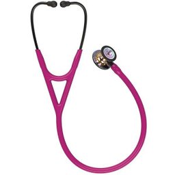 Estetoscopio 3m Littmann Cardiology Iv 6241 Framboesa com Rainbow Alto Polimento e Conector Preto - 2