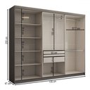 Ver imagem 4 de Guarda-roupa Casal Odisseia 6 Portas 2 Gavetas - Panorama Móveis