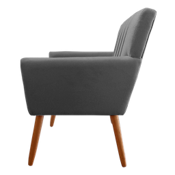 Kit 4 Poltrona Cecília para Área Gourmet Cinza Visammer - 5
