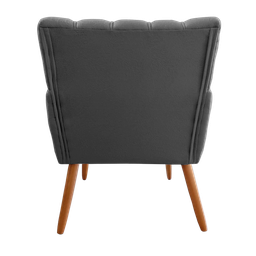 Kit 4 Poltrona Cecília para Área Gourmet Cinza Visammer - 6