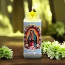 Ver imagem 2 de Vela Nossa Senhora de Guadalupe no Vidro