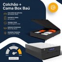 Ver imagem 4 de Cama Box Baú com Colchão Gazin de Espuma D28 Double Face Force Up Queen 158cm