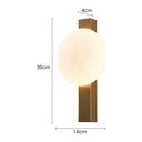 Ver imagem 5 de Arandela Nordecor Visa 6w Led Bivolt Dourado Fosco