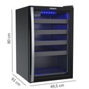 Ver imagem 5 de Adega Climatizada Venax Piubella 100 82l 24 Garrafas Preto 220v
