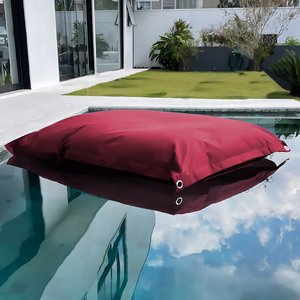 Puff Cama Solteiro Gigante Apoio Lombar Costas Pernas Relaxadas Poltrona Rotina Leitura Livro Area G