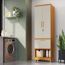 Ver imagem 1 de Armário Multiuso 2 Portas 1 Gaveta 61,70cm 100% MDF Chianti Espresso Móveis