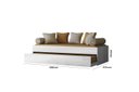 Ver imagem 4 de Bicama Ônix Flex Nature Branco sem Colchão - Peternella