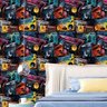 Papel de Parede Gamer 3d Auto Colante Pintura Colorida Estilo Grafite Lambe Lambe Geek Lavavel 9m - 5