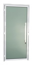 Ver imagem 1 de Porta Alumínio Murano c/Puxador D.Branco 90 Brimak
