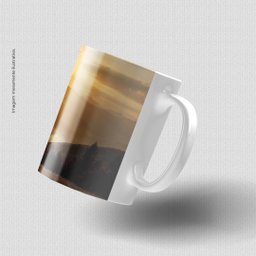 Personalizável - Caneca - 2 peças É DeCoração Canecas Premium - 5