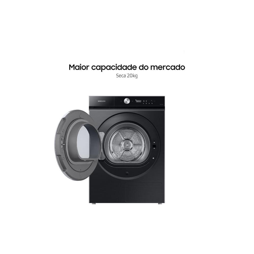 Secadora de Roupa Samsung 20kg Preto Dv20b - 220v - 3