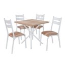 Ver imagem 3 de Conjunto de Mesa com 4 Cadeiras Luna Clássica 