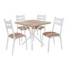 Conjunto de Mesa com 4 Cadeiras Luna Clássica  - 3