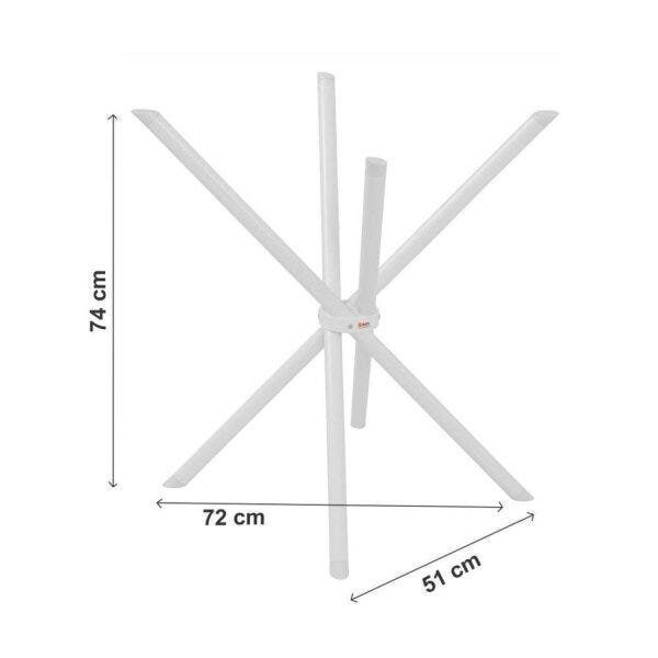 Conjunto de Mesa com 4 Cadeiras Luna Clássica  - 5