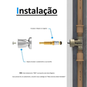 Ver imagem 4 de Reparo Vedante Registro Pressão 1416 DN Pistão Cromado