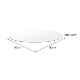 Conjunto de Mesa Redonda com 4 Cadeiras Luna Clássica Branco/Capuccino - 9 Conjunto de Mesa Redonda com 4 Cadeiras Luna Clássica Branco/Capuccino - 9