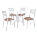 Ver imagem 3 de Conjunto de Mesa Redonda com 4 Cadeiras Luna Clássica