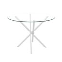 Ver imagem 7 de Conjunto de Mesa Redonda com 4 Cadeiras Luna Clássica Branco/Capuccino