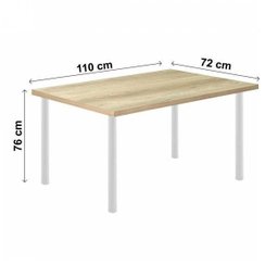 Conjunto de Mesa com 4 Cadeiras Luna Clássica  - 7
