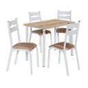 Ver imagem 3 de Conjunto de Mesa com 4 Cadeiras Luna Clássica 