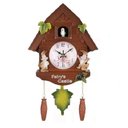 Ver imagem 1 de Relogio de Parede Cuco Musical Estilo Vintage Madeira Pendulo Passaro Classico Decorativo Quartzo