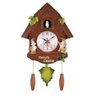 Relogio de Parede Cuco Musical Estilo Vintage Madeira Pendulo Passaro Classico Decorativo Quartzo - 1