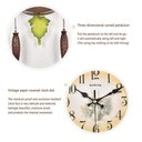 Ver imagem 5 de Relogio de Parede Cuco Musical Estilo Vintage Madeira Pendulo Passaro Classico Decorativo Quartzo