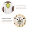 Relogio de Parede Cuco Musical Estilo Vintage Madeira Pendulo Passaro Classico Decorativo Quartzo - 5