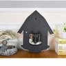 Relogio de Parede Cuco Musical Estilo Vintage Madeira Pendulo Passaro Classico Decorativo Quartzo - 3