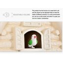 Ver imagem 4 de Relogio de Parede Cuco Musical Estilo Vintage Madeira Pendulo Passaro Classico Decorativo Quartzo