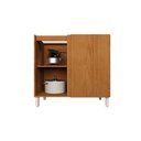 Ver imagem 2 de Balcão de Cozinha Denver Ph 3112 Canto Reto C/ 1 Porta S/ Tampo 92,5cm Freijo Rocks/branco - Herval