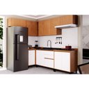 Ver imagem 5 de Balcão de Cozinha Denver Ph 3112 Canto Reto C/ 1 Porta S/ Tampo 92,5cm Freijo Rocks/branco - Herval