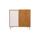 Ver imagem 3 de Balcão de Cozinha Denver Ph 3112 Canto Reto C/ 1 Porta S/ Tampo 92,5cm Freijo Rocks/branco - Herval