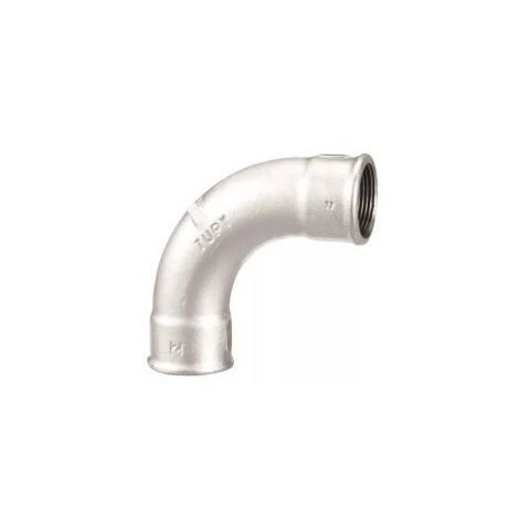 Curva Galvanizada 90° Fêmea 1.1/4 " Rosca Curva Rosca Metal Galvanizado Fêmea 1.1/4 Polegada 90° Tup