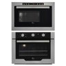 Kit Forno Elétrico Fischer Infinity Embutir 50l 5 Funções Inox + Micro-ondas Infinity 25l Inox - 1