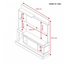 Ver imagem 3 de Estante Home para TV até 50 Polegadas 1060 NT Notável Móveis