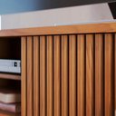 Ver imagem 7 de Rack Bancada Tv 75 Pol 200 Cm Veneza Freijo Off White Matte Colibri