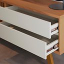 Ver imagem 6 de Rack Bancada Tv 75 Pol 200 Cm Veneza Freijo Off White Matte Colibri