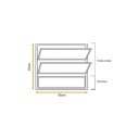 Ver imagem 3 de Vitro Basculante 60x80 Alumínio Preto Vidro Liso