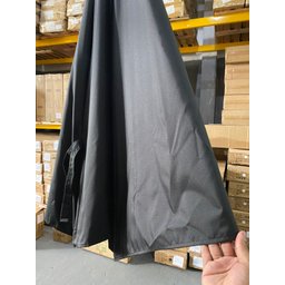 Ombrelone Guarda Sol para Piscina 3x3 em Alumínio Cor Preta com Base - 8