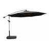 Ombrelone Guarda Sol para Piscina 3x3 em Alumínio Cor Preta com Base - 1