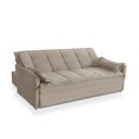 Ver imagem 4 de Sofá Cama 2,00m 3 Lugares Suede Vienna Castor