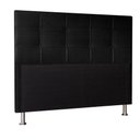 Ver imagem 6 de Kit Cabeceira e Calçadeira Baú Casal 1,40m Roma Suede - Pallazio Cor Preto